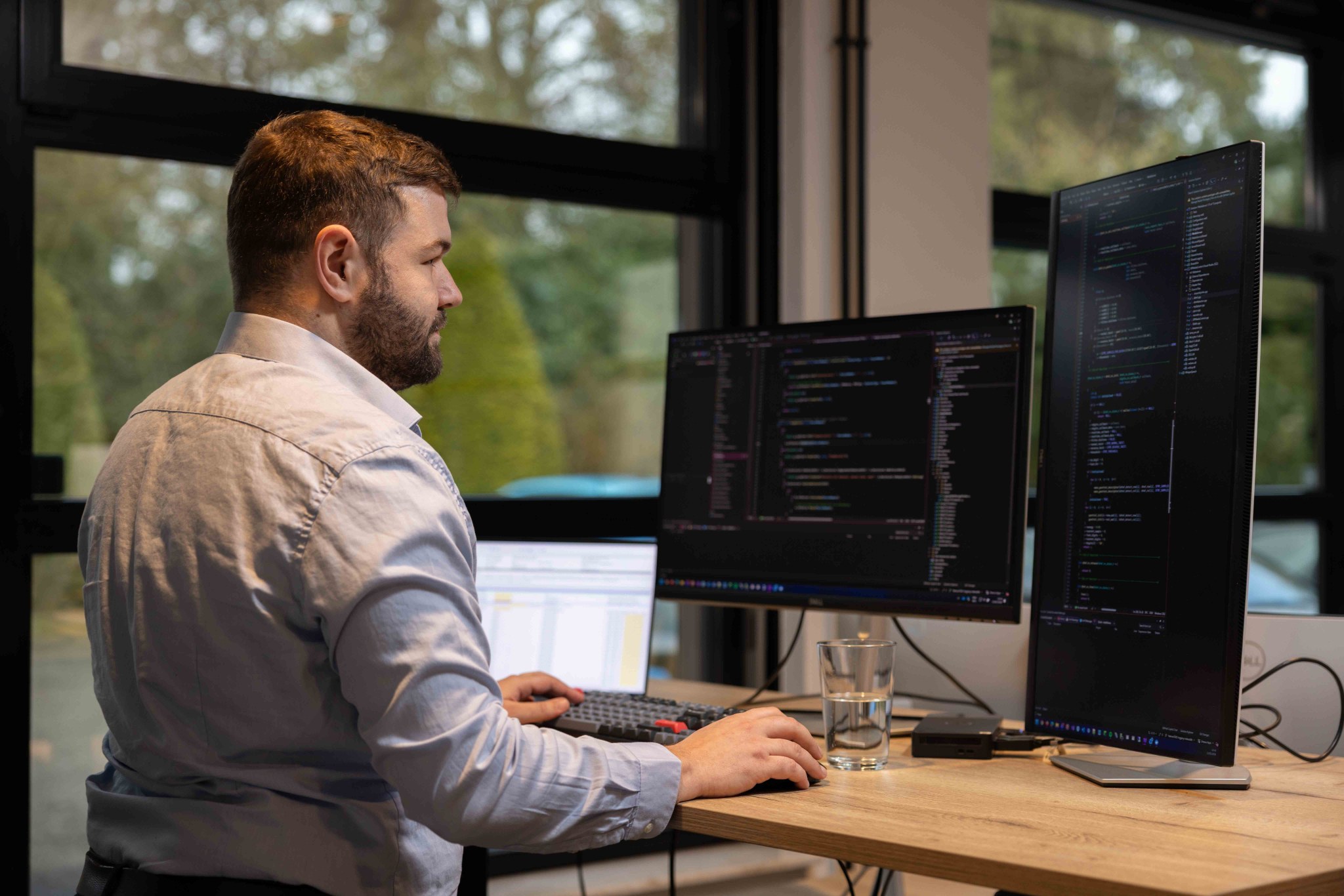 Developer at work